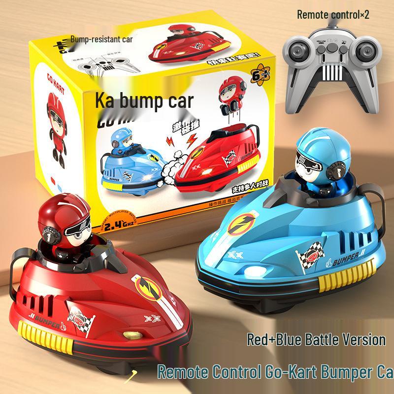 New 2026 Remote Control Battle Bumper Cars Toy Set Red+Blue [Chinese Packaging]