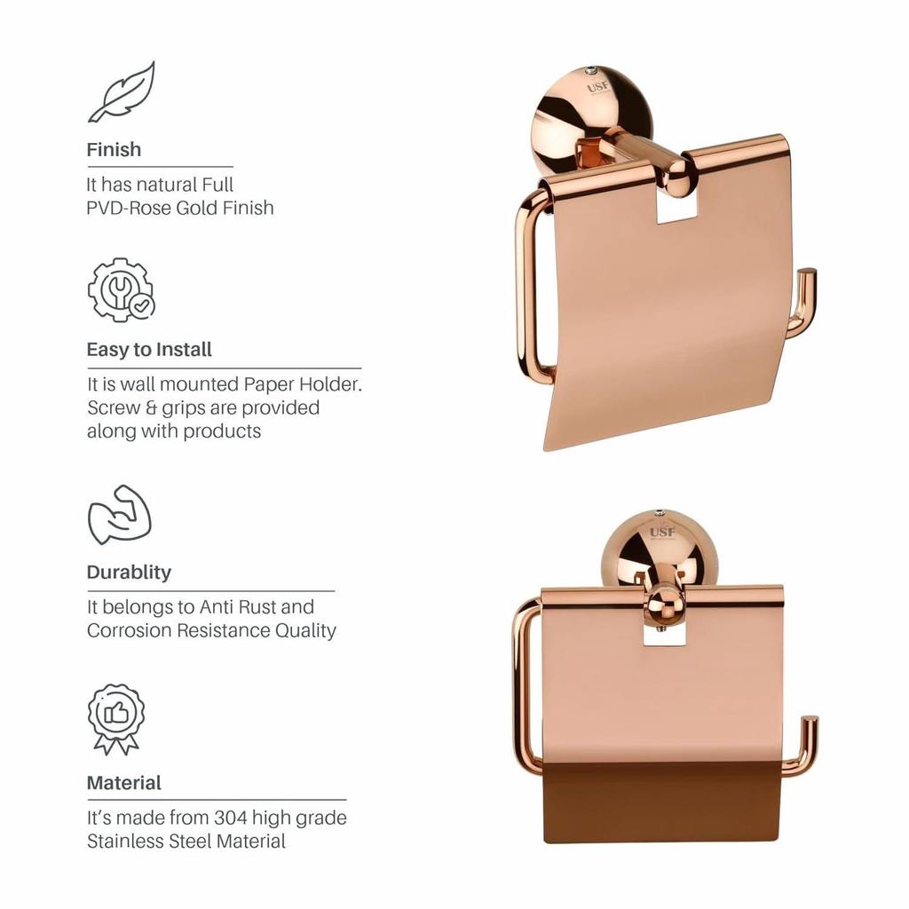 Toilet Paper Roll Holder for Bathroom, 304 Stainless Steel Toilet Paper Holder in Bathroom, Toilet Tissue Roll Holder for Bathroom