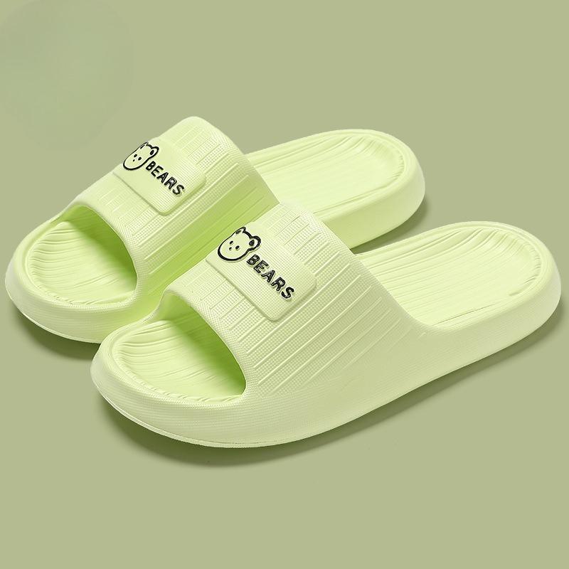 Unisex's Non-Slip EVA Slipper Striped Casual Summer Slippers for Home, Beach, Bathroom and Outdoor Comfortable Open-Toe Slippers