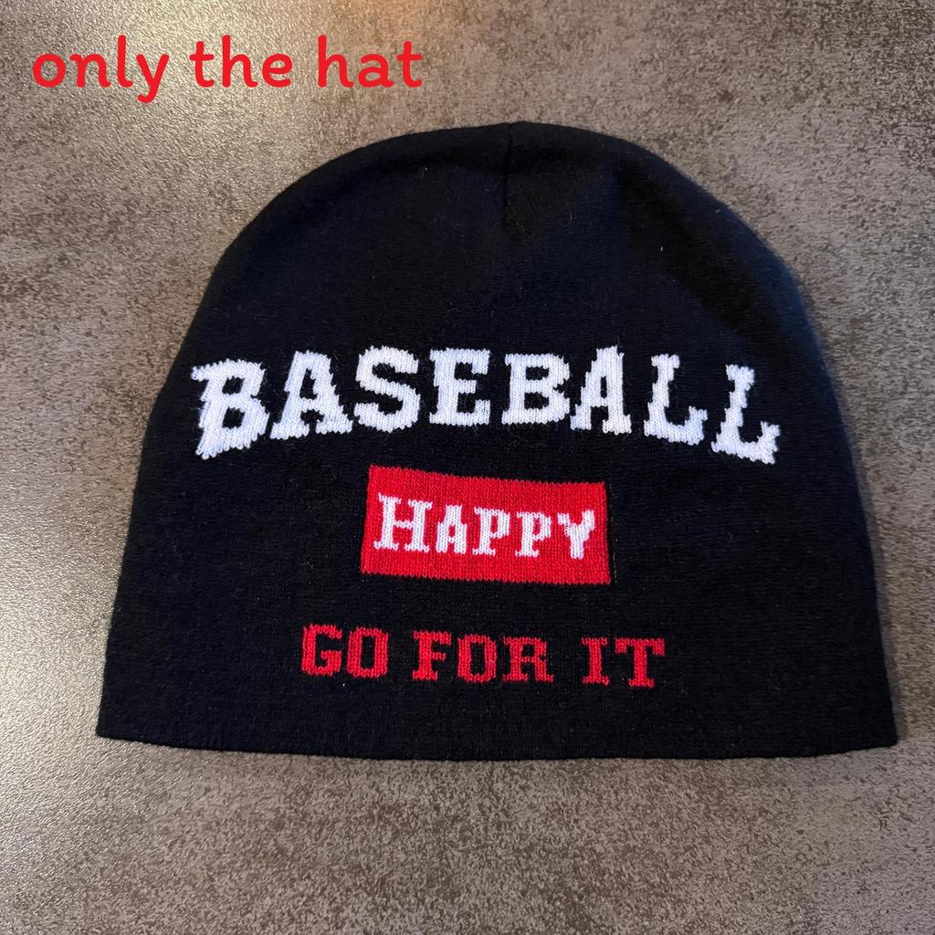 Acrylic Knit Beanie Hat Men Women Winter Warmth Casual Outdoor Unisex Headgear Style A