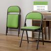 Compact Folding Chair: Portable Office, Dorm, Study, Dining, and Computer Seating with Backrest