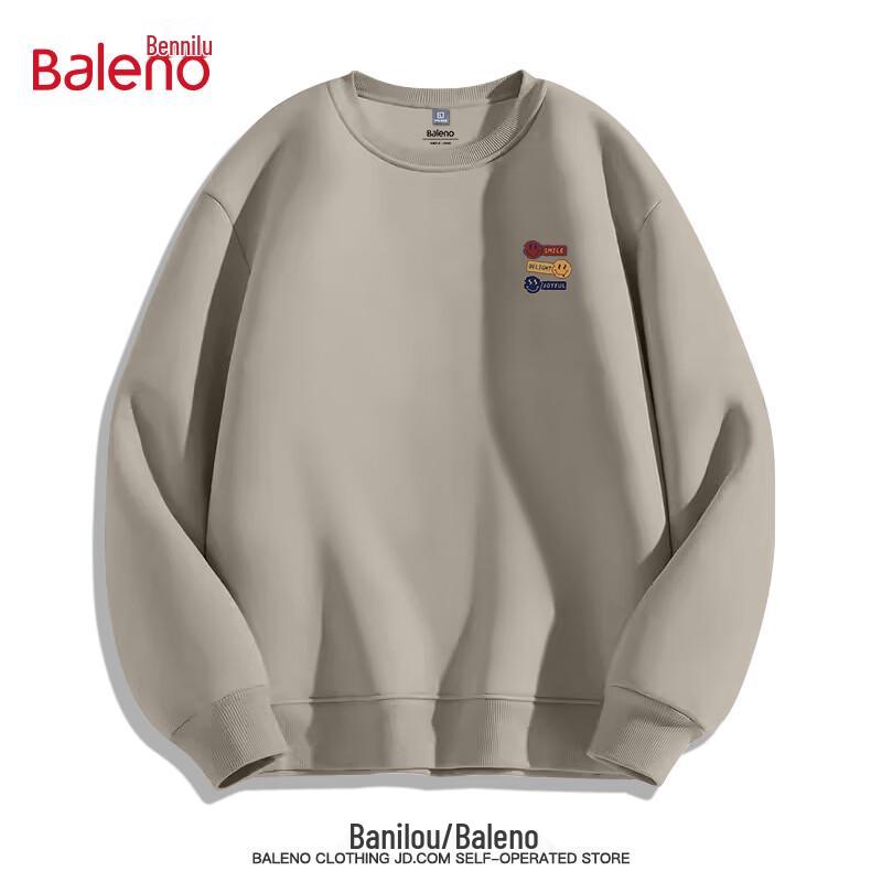 Baleno Men's Loose-Fit Round Neck Sweatshirt