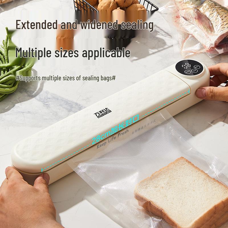 Dual-Use Automatic Vacuum Sealer for Wet & Dry Food Preservation