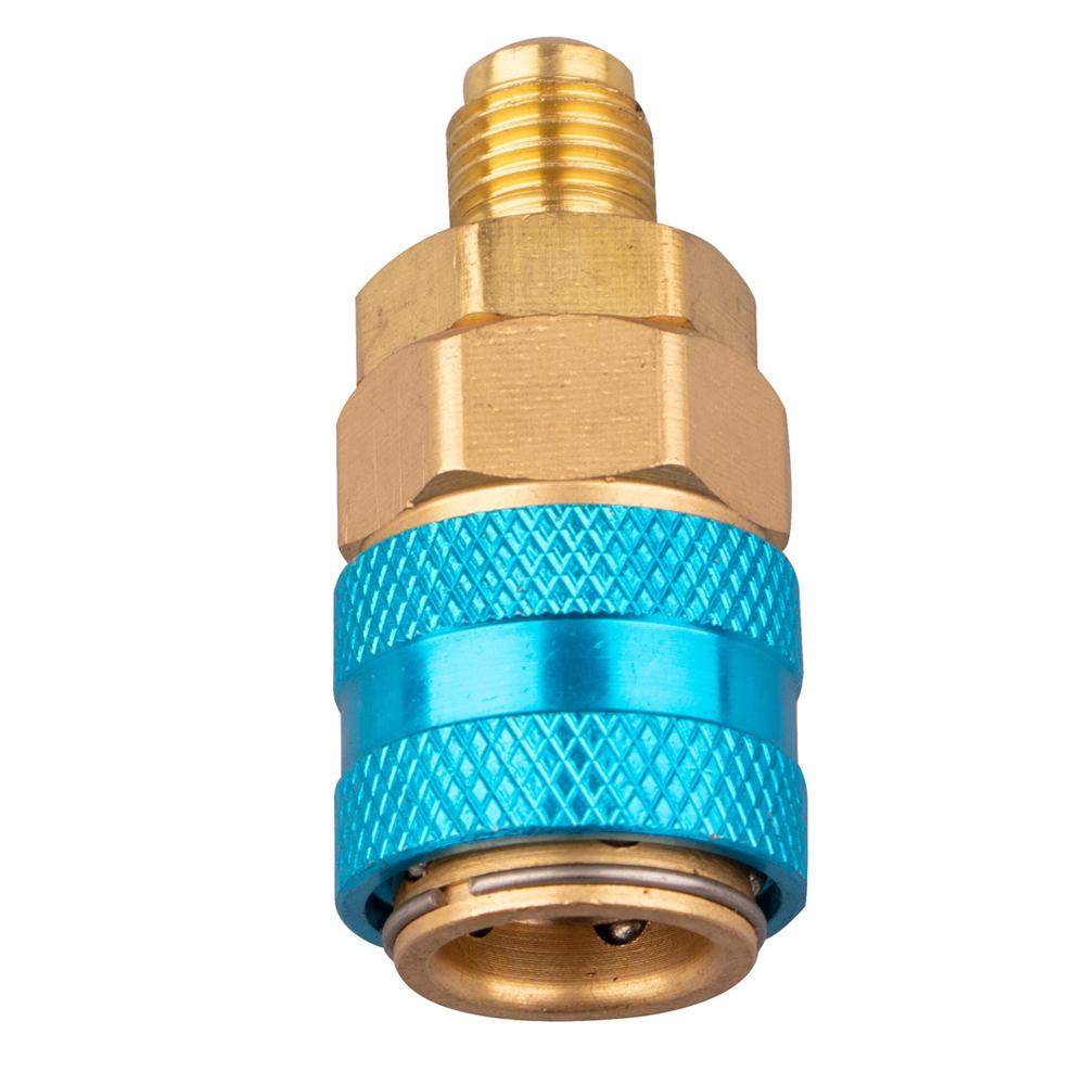 AC Oil and Dye Injector Refrigerant Tool 2oz Hand Turn AC Oil Injection Tool with Adapter for Home Automotive HVAC System