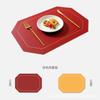 4 Pcs Nordic Style Table Mat Anti-Slip Water-Proof Placemat Coaster Mats Dining Tablemat Silicone Coaster Kitchen Accessories