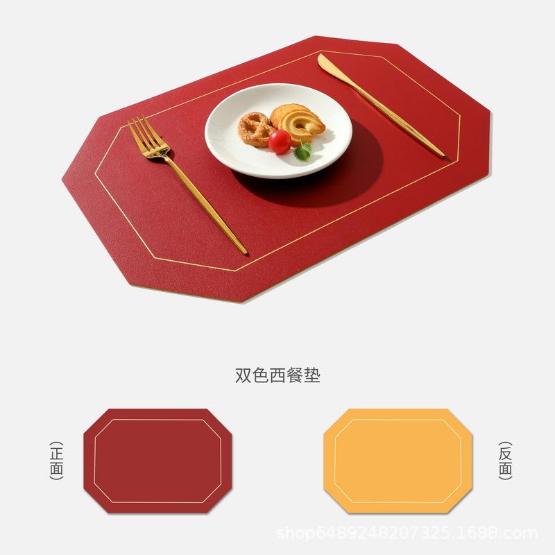 4 Pcs Nordic Style Table Mat Anti-Slip Water-Proof Placemat Coaster Mats Dining Tablemat Silicone Coaster Kitchen Accessories