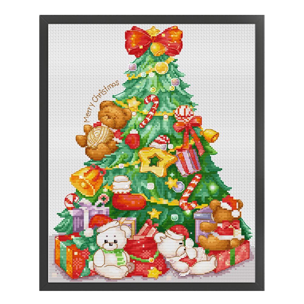 

Частичная вышивка египетским хлопком нитью 16CT с рисунком животных крестиком #