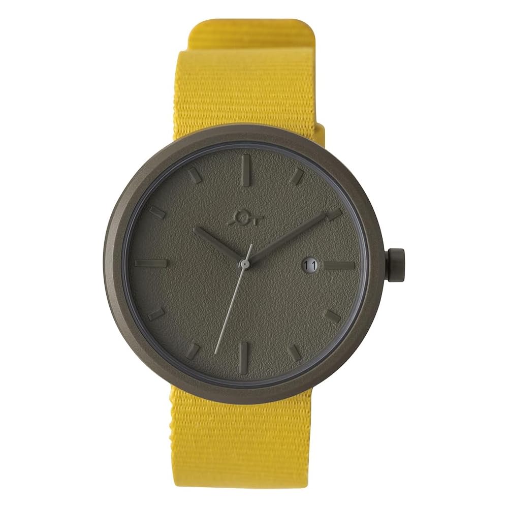 YOT Watch Men s Analog Sustainable Waterproof Watch 40mm Mustard