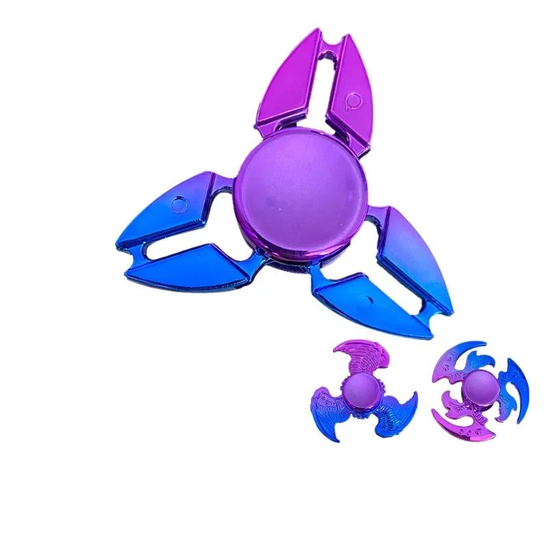 ABS Renkli Fidget Spinner Anksiyete Önleyici Oyuncaklar Spinnerlar Stresi Azaltır Yetişkin Çocuklar İçin Parmak Ucu Jiroskopu Decompression