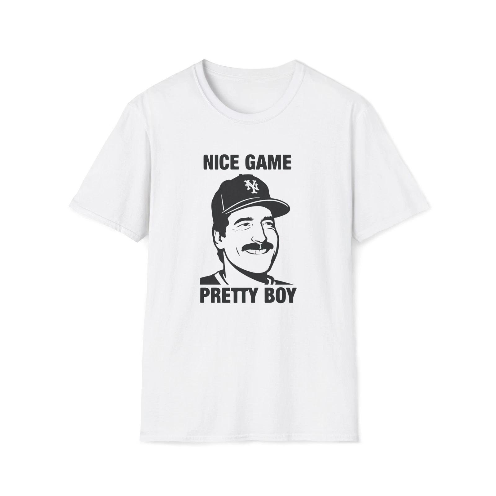 Nice Game Pretty Boy Keith Hernandez T-Shirt | Seinfeld Unisex Softstyle Tee XL