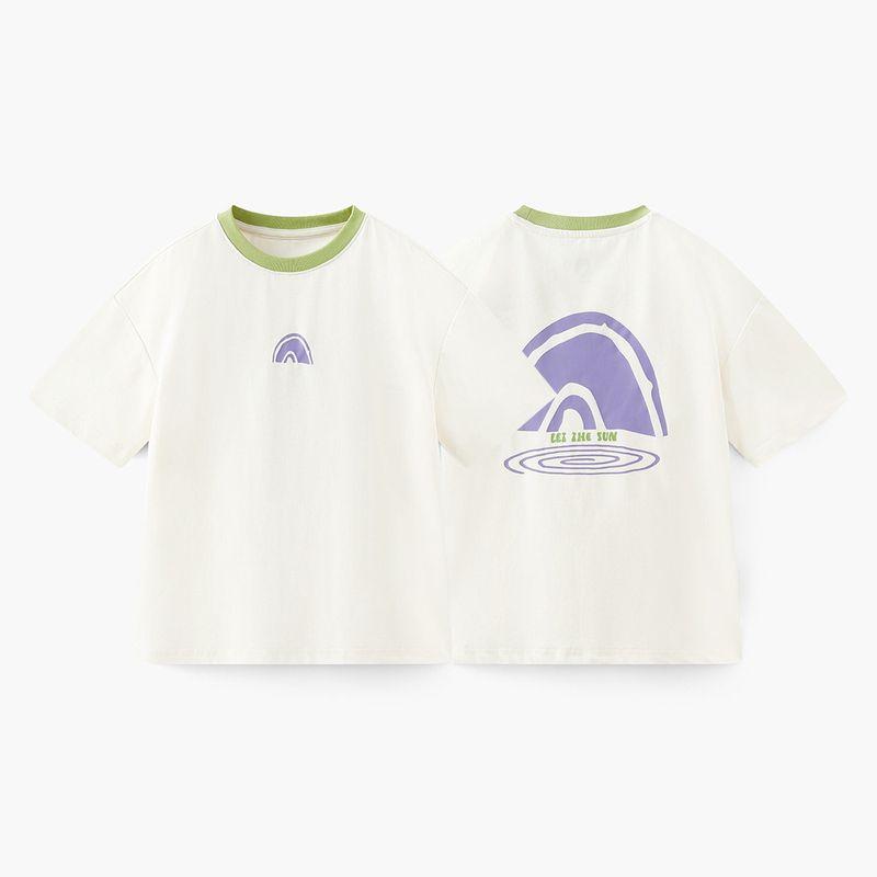 [Moisture-Absorbing and Quick-Drying] Mqd Children's Clothing Boys' Short-Sleeved T-Shirt Summer New Style Children's Cartoon Top Short-Sleeved