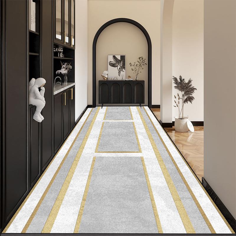 Modern Simple Home Corridor Passageway Carpet Decoration Stairs Runner Long Rugs Kitchen Area Non-slip Washable Custom Floor Mat