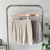 Pure Silk Base Shorts White Safety Pants Easiest for Match Loose Plaid Slimming Anti-Emptied Lace Women's Mulberry Silk