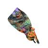 Printed Surgical Cap Scrub Cotton With Button Doctor Wrap Long Hair Adjustable Lace-Up Women Beauty Care Hospital Accessories.