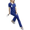 Women's and Men's Short Sleeve Scrub Suit for Dental, ICU, and Salon Professionals
