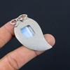Presente de Casamento Para Ela Pingente de Pedra Preciosa Opal Blue Owyhee Natural em Prata 925