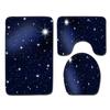 Star Bathroom Floor Mat Toilet Three-Piece Set