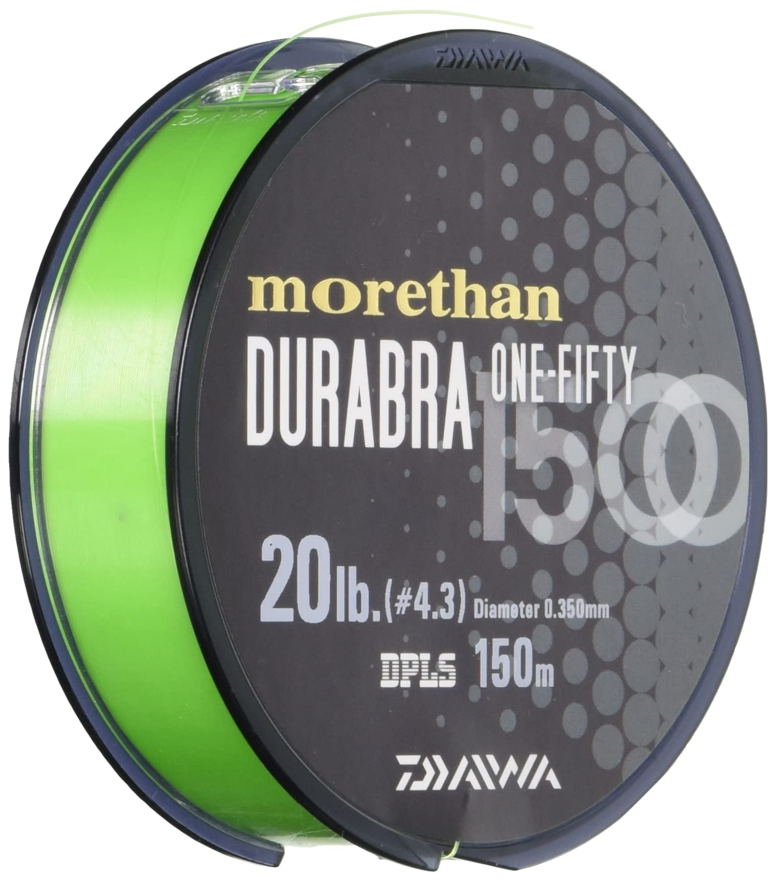 

Daiwa Morethan Durabra 1500 Nylon Lime Green Line, 16lb, 150m, зелёный