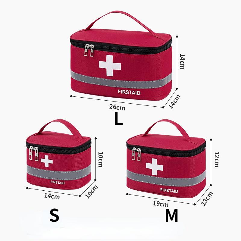 תיק אחסון לתרופות נסיעות ערכת עזרה ראשונה שקיות רפואה ארגונית קמפינג חיצוני חירום תיק הישרדות תיק גלולות