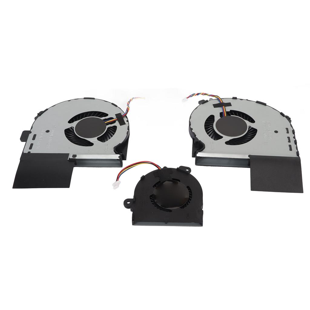 3pcs CPU GPU Cooling Fan Replacement Compatible for Asus ROG STRIX GL703GS GL703GS DS74 GL703 Laptop