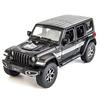 Jeep Wrangler Rubicon 1:22 Schaal Die-cast Metaallegering Pull-back Auto Model, Zwart