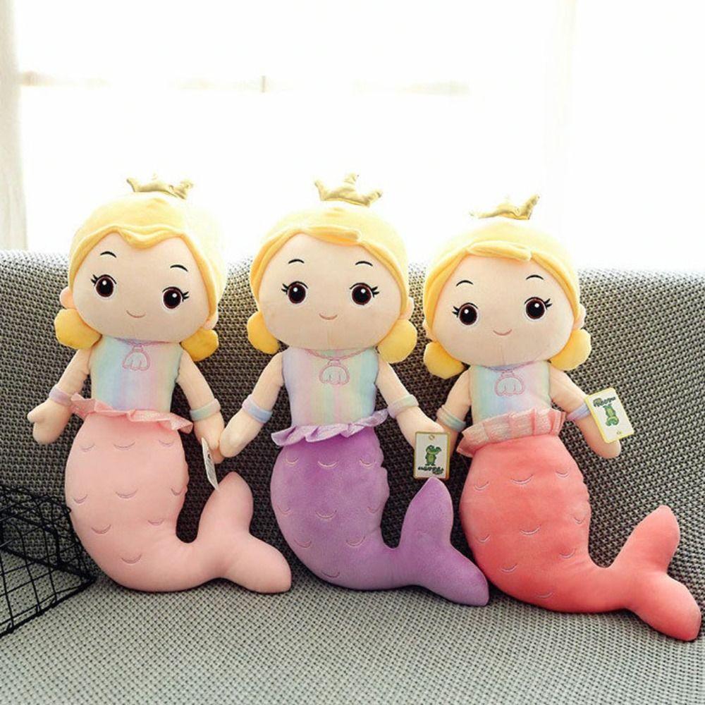 Mermaid Princess Mermaid Stuffed Toys PP Cotton Mermaid Plush Toy  Children Boys Girls