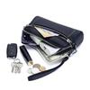 Exquisite Lock Design Women's Crossbody Bag - Premium Cowhide, Double Compartment Clutch