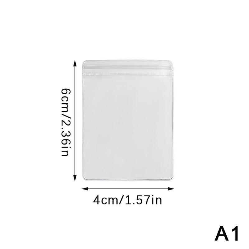10Pcs Jewelry Small Self-Sealing Plastic Zip Clear Bags Pvc Clear Storage Bag For Storing Bracelets Rings Earrings Organizer
