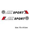 2Pcs Car Side Door Sticker Cool Decal Styling Decoration For VW Volkswagen Golf Polo Passat Touran AccessoriesEB2