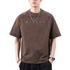 Latest Summer High-density Knitted Comfortable Fit Printed Mens T-shirt Short-sleeved