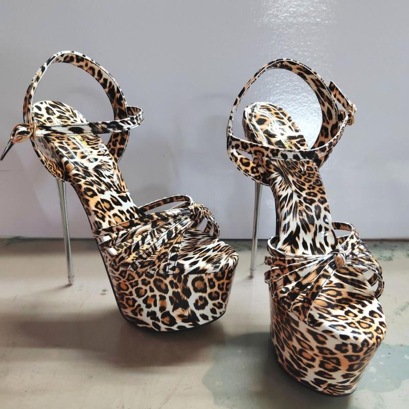 Luxury Women's Sandals 19cm Super High Heels Summer Shoes Platform New Sexy Heeled Flip Flops Dance Stripper Fetish Shoes Female