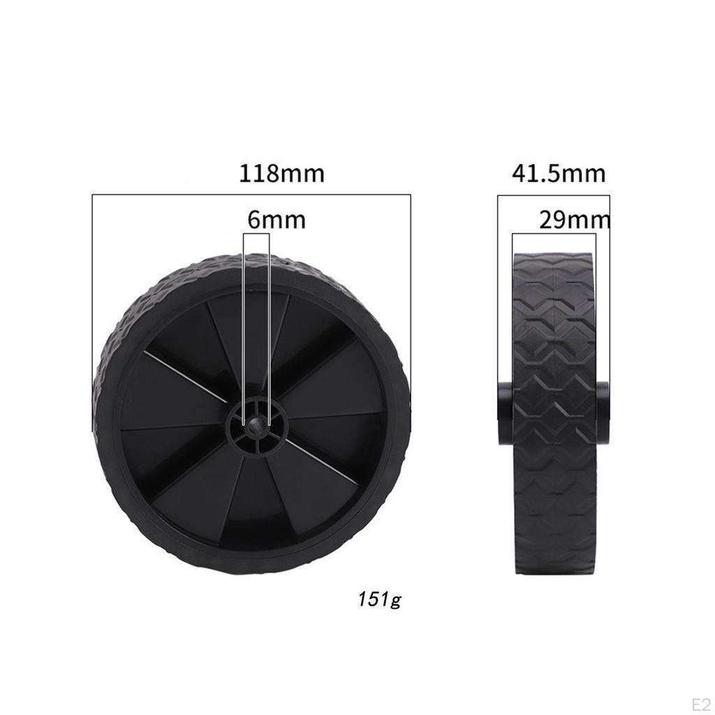 Replacement Wheels for Folding Utility Cart - Set of 2