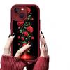 Elegant Red Rose Phone Case for Apple 16/15/14 Pro/15 Pro Max/13/12 Models