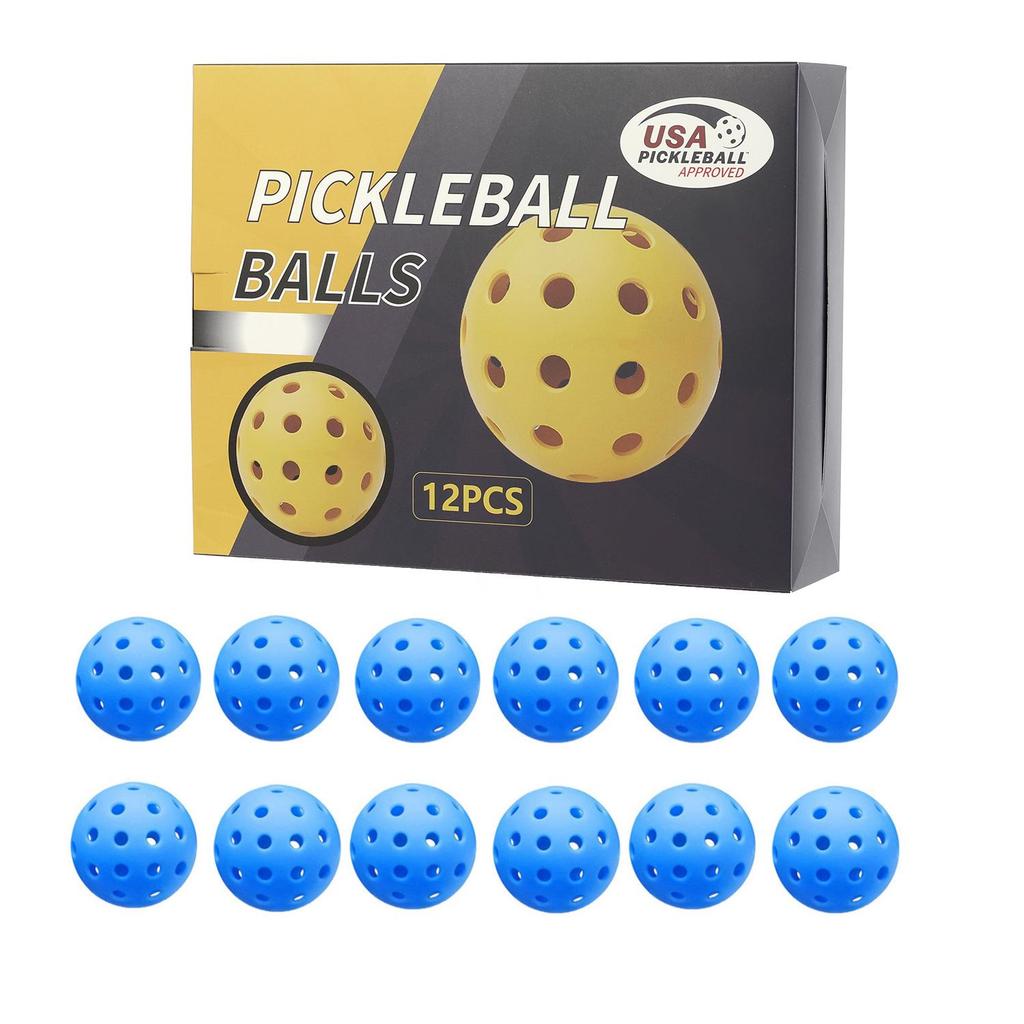Set Cadou Pickleball 40 Găuri cu Ambalaj Cutie Colorată – Mingi Luminoase