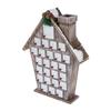 Wooden Advent Calendar With 25 Storage Drawers, Christmas House Shaped Countdown Calendar, Wooden Holiday Ornament For Home Tabletop Decoration