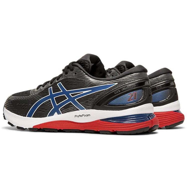 New Asics Gel Nimbus 21 'Black Electric Blue' 1011A169-005