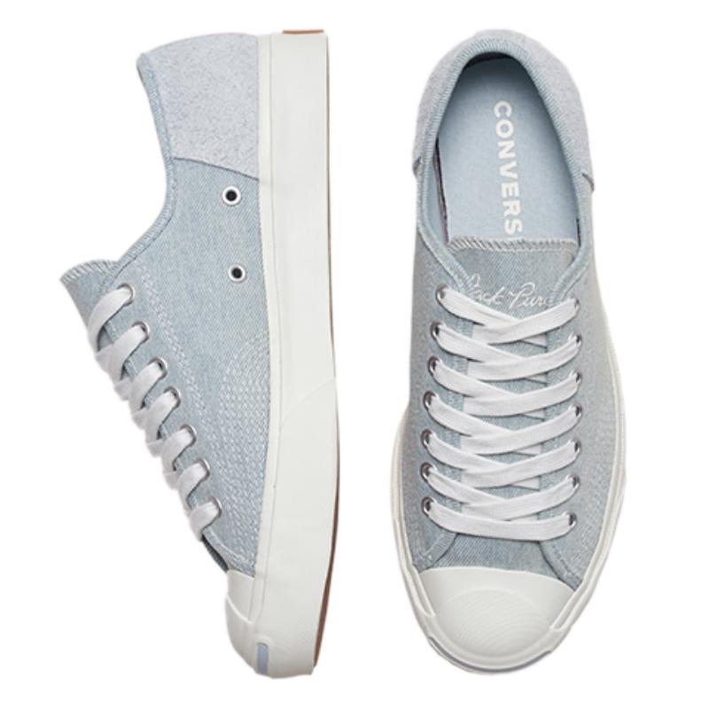 Converse Jack Purcell Casual Classic Low-Top Canvas Shoes Unisex Light Blue