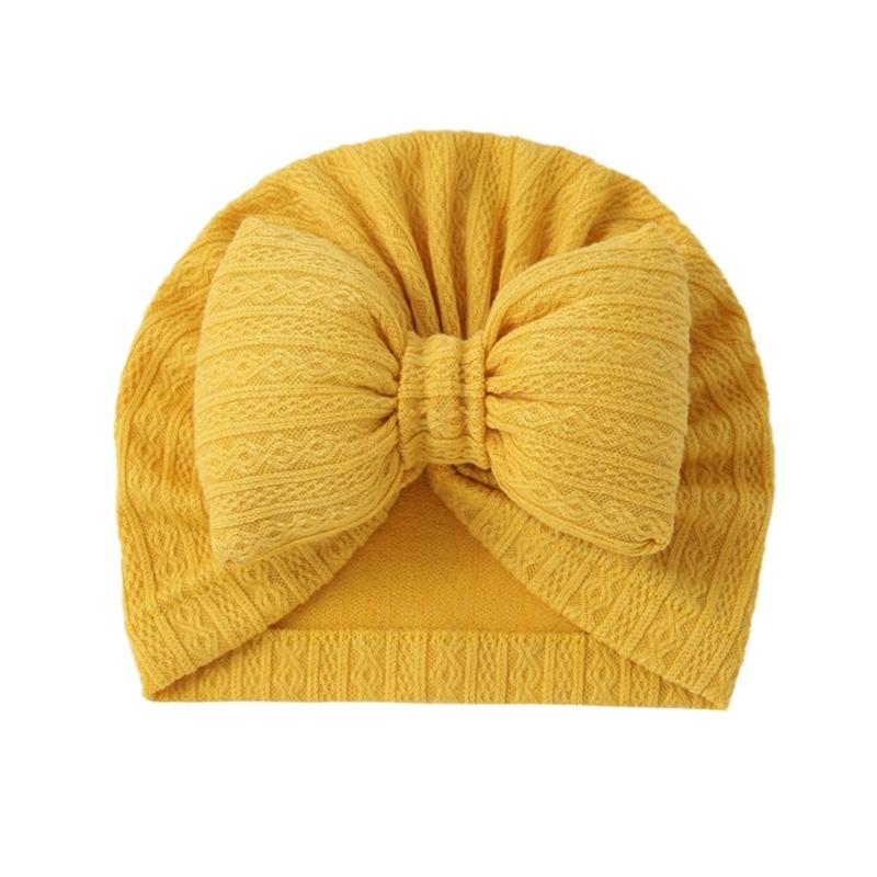 Baby Hat Girls Muslin Hat Bowknot Beanie Cotton Hats Infant Headwear Fashion Headdress Accessories Newborn Turban Hat