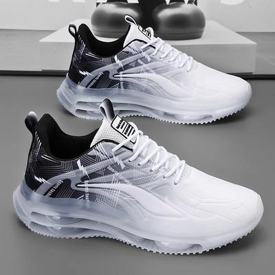 Herren Luftgedämpfte Laufschuhe Leichte Freizeitsneaker Teenager Jugend Weiche Sohle Komfort Sportliche Schuhe Alltagstraining