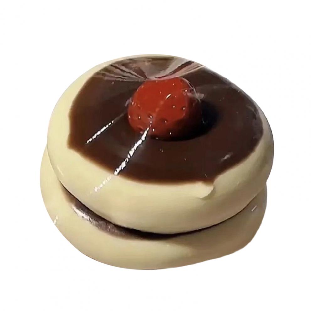

Rising Slow Souffle Toy Stress Easing Souffle Squeeze Toy Slow Fidget Blueberry Strawberry Realistic-Looking Food Pinch Toy For Kids