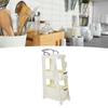 Rolling Utility Cart with Wheels Multi Functional Storage Trolley for   Living Room Kitchen Movable Storage