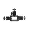 Universal Multi-Camera Live Streaming Stand with Three-Position Phone Clip, Gimbal, and Adjustable Tripod