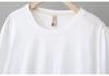 Frühling/Sommer 2026 Damen Plus Size Baumwoll-T-Shirt mit Sieben-Viertel-Ärmeln - Rundhals, Einfach, Vielseitig, Lässiges Oberteil