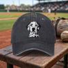 Exquisite Dalmatian Dog Washed Baseball Cap with Adjustable Buckle Design Lightweight and Breathable Unisex for All Seasons S