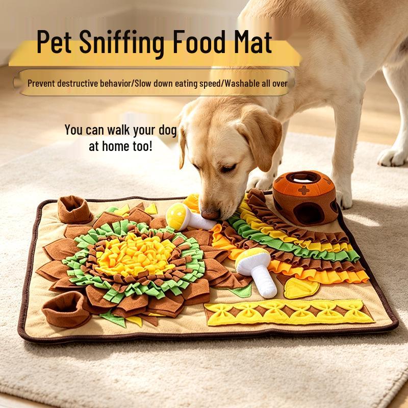 Cross-Border Dog Puzzle Toy: Sounding, Sniffing, and Educational Decompression Mat