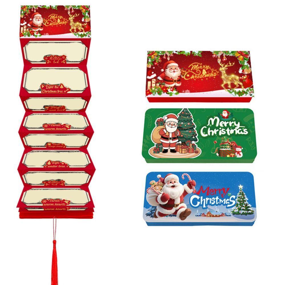 Lucky Christmas Money Pocket Bag Santa Claus Christmas Decorations Folding Card Envelope  Christmas