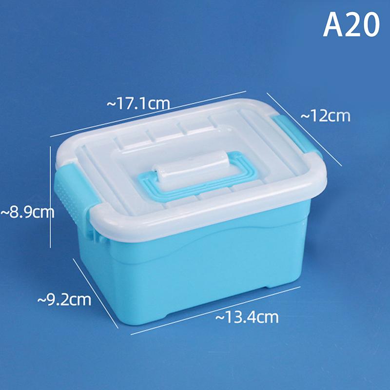 Pp Plastic Storage Box With Lid Portable Kids Toys Student Stationery Jewelry Storage Case Container Cosmetics Sorting Box
