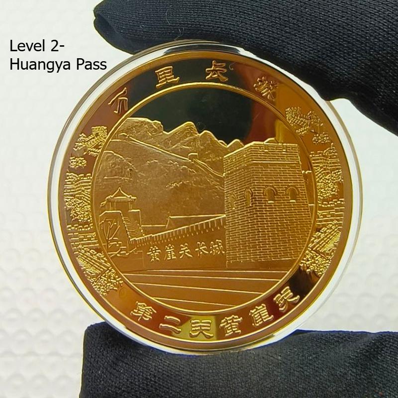 Great Wall Thirteen Passes Commemorative Medal, Metal Crafts, Beijing Tourism Currency, Small Gifts, Shanhaiguan, Jiayuguan, Huangyaguan
