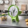 Manual Vegetable Slice Heavy Duty Stainless Steel Produce Prep Tool for Restaurants, Caterers,