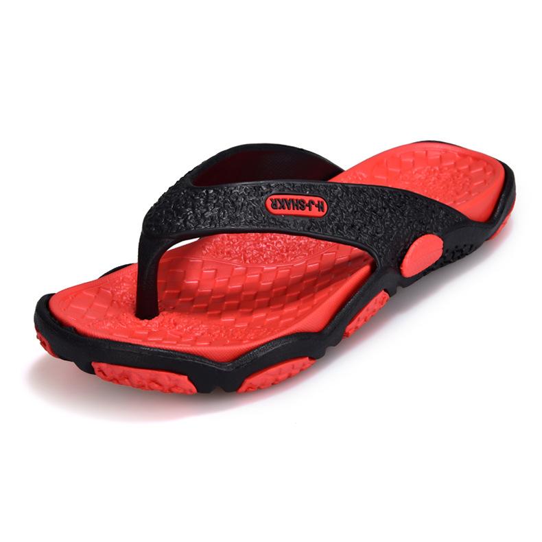 Fashion Men's Slippers Summer Outdoor Beach Flip Flops Mens High Quality Flat Non-slip Slides Men Casual Sandals Zapatillas De Hombre